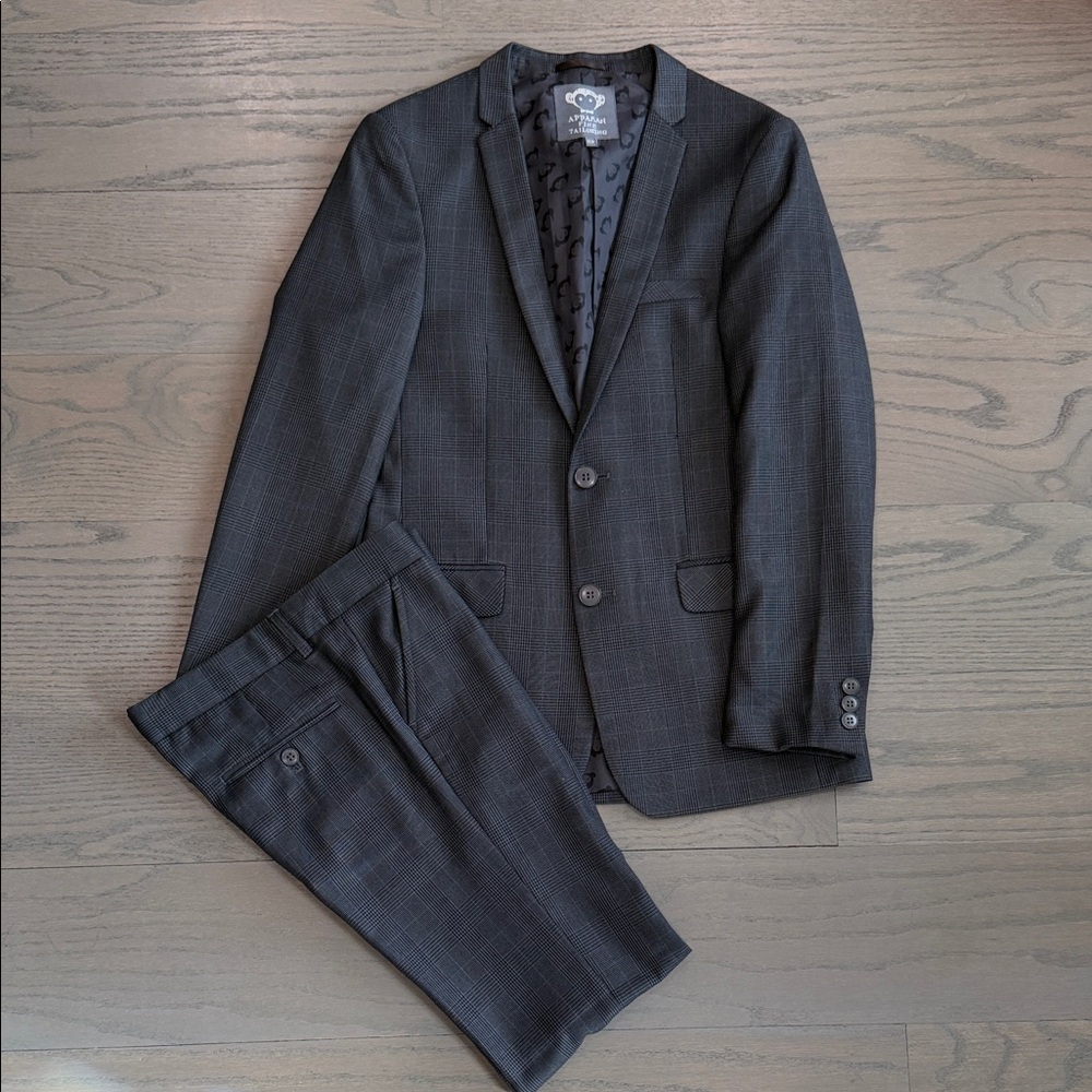 Appaman Dark Gray Kids Suit Set